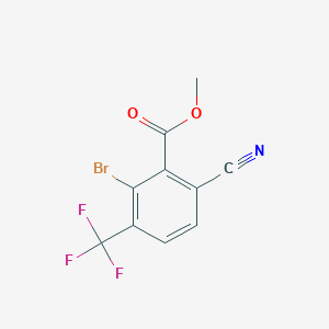 Methyl 2-bromo-6-cyano-3-(trifluoromethyl)benzoate