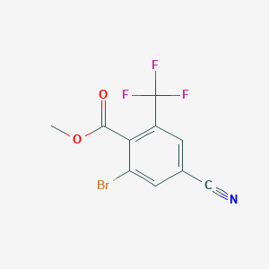 Methyl 2-bromo-4-cyano-6-(trifluoromethyl)benzoate