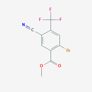 Methyl 2-bromo-5-cyano-4-(trifluoromethyl)benzoate