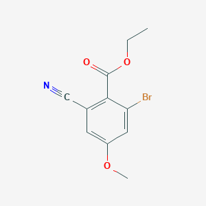 Ethyl 2-bromo-6-cyano-4-methoxybenzoate