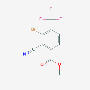 Methyl 3-bromo-2-cyano-4-(trifluoromethyl)benzoate