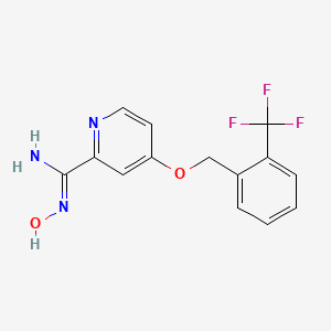 N-Hydroxy-4-(2-trifluoromethylbenzyloxy)-pyridine-2-carboxamidine