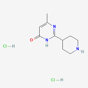 6-Methyl-2-piperidin-4-yl-pyrimidin-4-ol dihydrochloride