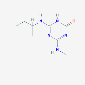 molecular formula C9H17N5O B1414467 Sebuthylazine-2-hydroxy CAS No. 33124-61-7