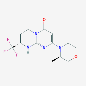 (S)-8-((R)-3-methylmorpholino)-2-(trifluoromethyl)-3,4-dihydro-1H-pyrimido[1,2-a]pyrimidin-6(2H)-one