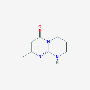 2-methyl-6,7,8,9-tetrahydro-4H-pyrimido[1,2-a]pyrimidin-4-one