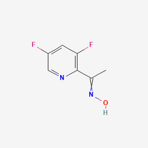 N-[1-(3,5-Difluoropyridin-2-yl)ethylidene]hydroxylamine