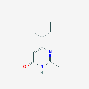 molecular formula C9H14N2O B1414486 6-(Sec-butyl)-2-methylpyrimidin-4-ol CAS No. 156335-02-3