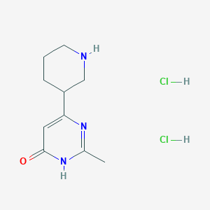 2-Methyl-6-(3-piperidinyl)-4-pyrimidinol dihydrochloride