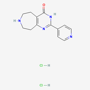 2-(Pyridin-4-yl)-6,7,8,9-tetrahydro-5H-pyrimido[4,5-d]azepin-4-ol dihydrochloride