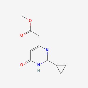 Methyl (2-cyclopropyl-6-hydroxypyrimidin-4-yl)acetate