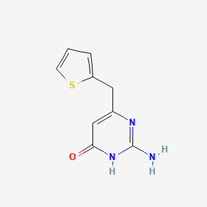 2-Amino-6-(thien-2-ylmethyl)pyrimidin-4-ol