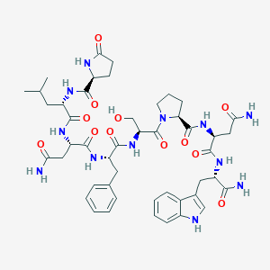 molecular formula C47H62N12O12 B141450 Tem-hrth CAS No. 129612-52-8