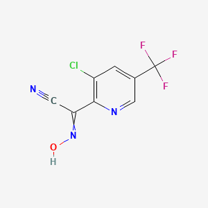 [3-Chloro-5-(trifluoromethyl)pyridin-2-yl](hydroxyimino)acetonitrile