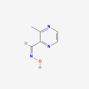 molecular formula C6H7N3O B1414534 (Z)-3-methylpyrazine-2-carbaldehyde oxime CAS No. 910824-80-5