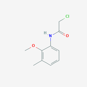 molecular formula C10H12ClNO2 B14145507 2-Chloro-N-(2-methoxy-3-methylphenyl)acetamide CAS No. 67291-64-9