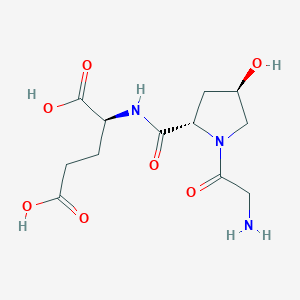 molecular formula C12H19N3O7 B14145703 Gly-Hyp-Glu CAS No. 32302-79-7