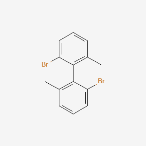 molecular formula C14H12Br2 B14145726 2,2'-Dibromo-6,6'-dimethyl-1,1'-biphenyl CAS No. 3840-88-8