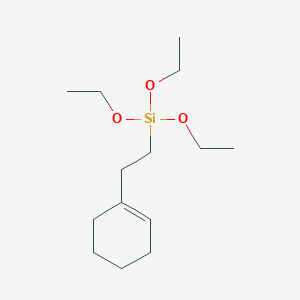 molecular formula C14H28O3Si B14145767 Silane, [2-(cyclohexenyl)ethyl]triethoxy- CAS No. 890090-67-2