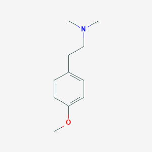 molecular formula C11H17NO B141458 [2-(4-Methoxyphenyl)ethyl]dimethylamine CAS No. 775-33-7
