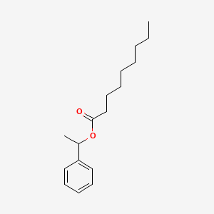 molecular formula C17H26O2 B14145918 1-Phenylethyl nonanoate CAS No. 3718-94-3