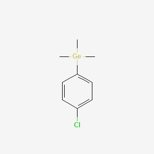 molecular formula C9H13ClGe B14145934 Germane, (4-chlorophenyl)trimethyl- CAS No. 56866-67-2