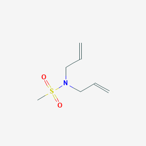 molecular formula C7H13NO2S B14145940 N,N-Di-2-propen-1-ylmethanesulfonamide CAS No. 10124-88-6