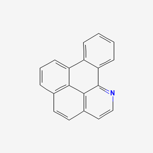 molecular formula C19H11N B14146024 Benzo(h)naphtho(2,1,8-def)quinoline CAS No. 82617-26-3