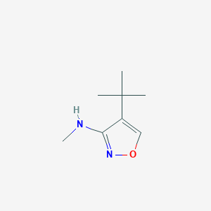 (4-tert-Butylisoxazol-3-yl)-methylamine