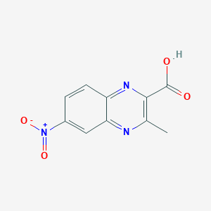 molecular formula C10H7N3O4 B1414607 3-甲基-6-硝基喹喔啉-2-羧酸 CAS No. 2197055-23-3