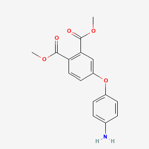molecular formula C16H15NO5 B14146121 Dimethyl 4-(4-aminophenoxy)benzene-1,2-dicarboxylate CAS No. 24731-86-0