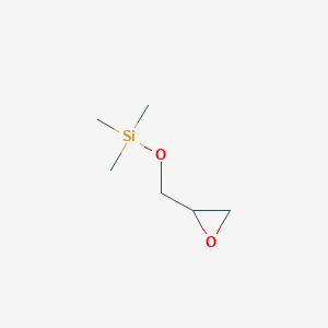 molecular formula C6H14O2Si B14146127 Silane, trimethyl(oxiranylmethoxy)- CAS No. 4542-78-3
