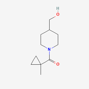 molecular formula C11H19NO2 B1414613 [1-(1-甲基环丙基羰基)哌啶-4-基]甲醇 CAS No. 1882648-20-5