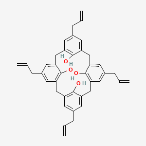 molecular formula C40H40O4 B14146169 p-Allylcalix[4]arene CAS No. 81294-23-7