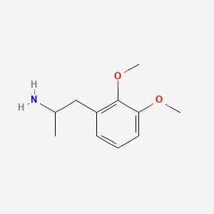 molecular formula C11H17NO2 B14146187 2,3-Dimethoxyamphetamine CAS No. 15402-81-0