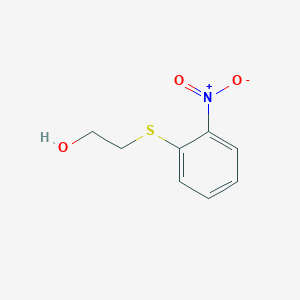 molecular formula C8H9NO3S B14146280 2-(2-Nitrophenylthio)ethanol CAS No. 13287-78-0