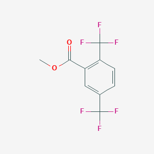 molecular formula C10H6F6O2 B14146352 Methyl 2,5-bis(trifluoromethyl)benzoate CAS No. 50870-30-9