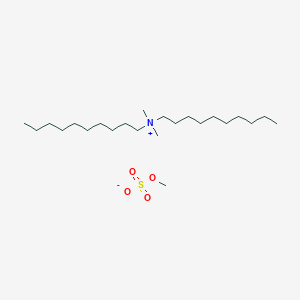 molecular formula C23H51NO4S B14146467 N,N-Didecyl-N,N-dimethylammonium methyl sulfate CAS No. 82703-31-9