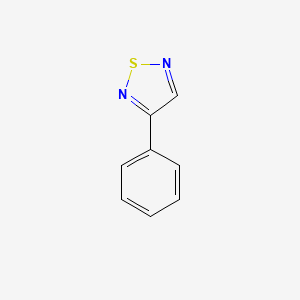 molecular formula C8H6N2S B14146490 3-Phenyl-1,2,5-thiadiazole CAS No. 4057-62-9