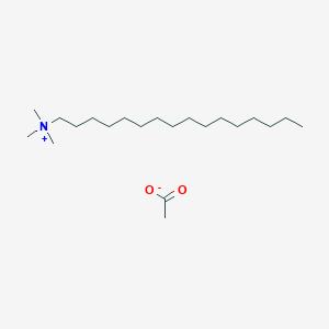 molecular formula C21H45NO2 B14146514 Hexadecyltrimethylammonium acetate CAS No. 51374-75-5