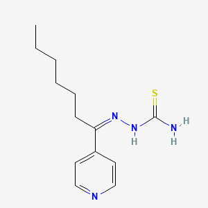 molecular formula C13H20N4S B14146554 n-Hexyl 4-pyridyl ketone thiosemicarbazone CAS No. 3608-80-8