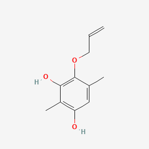 molecular formula C11H14O3 B14146593 Benzenedimethanol, ar-(2-propenyloxy)- CAS No. 28655-63-2