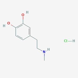 molecular formula C9H14ClNO2 B141466 Methyldopamine hydrochloride CAS No. 62-32-8