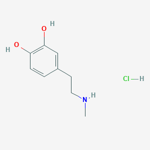molecular formula C9H14ClNO2 B141466 N-Methyldopamine hydrochloride CAS No. 62-32-8