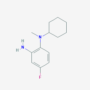 B1414683 N~1~-Cyclohexyl-4-fluoro-N~1~-methyl-1,2-benzenediamine CAS No. 1019557-28-8