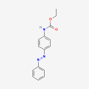 molecular formula C15H15N3O2 B14146865 P-phenylazo carbanilic acid, ethyl ester CAS No. 321951-65-9