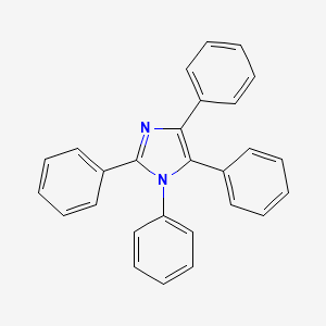 molecular formula C27H20N2 B14146976 1,2,4,5-Tetraphenyl-1H-imidazole CAS No. 13730-10-4