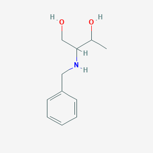 molecular formula C11H17NO2 B14146988 2-(Benzylamino)butane-1,3-diol CAS No. 7462-56-8