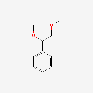 molecular formula C10H14O2 B14147040 Benzene, (1,2-dimethoxyethyl)- CAS No. 4013-37-0