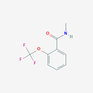 molecular formula C9H8F3NO2 B14147051 N-methyl-2-(trifluoromethoxy)benzamide CAS No. 633317-74-5